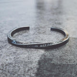 Mobius Bracelet — Minimalist Vintage Letter Cuff