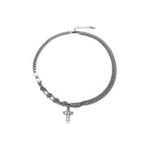 Hip-Hop Cross Necklace — Street Style Accessory