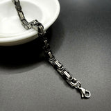 Titanium Emperor Chain Bracelet — Bold Dragon Bone Design