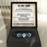 To My Son | Heart of a Lion Strength Bracelet