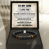 To My Son | Tiger's Eye Protection Bracelet