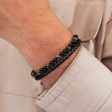 To My Son | Leather Beaded Bracelet