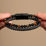 To My Son | Leather Beaded Bracelet