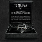 To My Man | My Anchor Bracelet